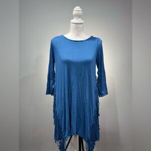 CLEARANCE! Blue Love In Tunic/Dress Size M EUC